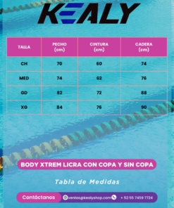 Body Xtream Dama LIKRA - Imagen 5