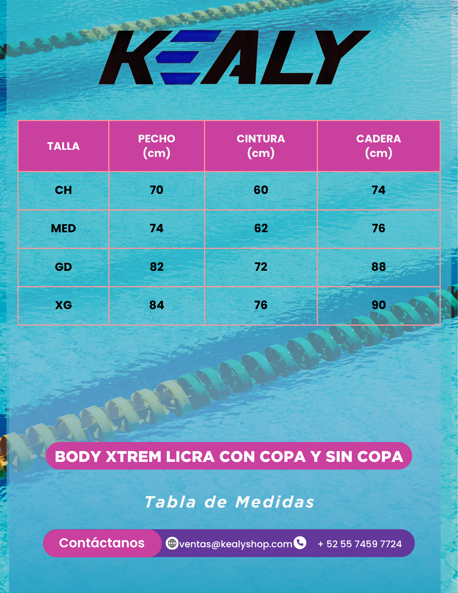 Body Xtream Dama LIKRA - Imagen 5